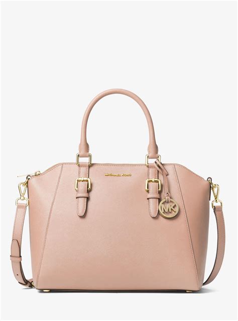 ciaro small satchel michael kors|MICHAEL Michael Kors Ciara Small Saffiano Leather Satchel.